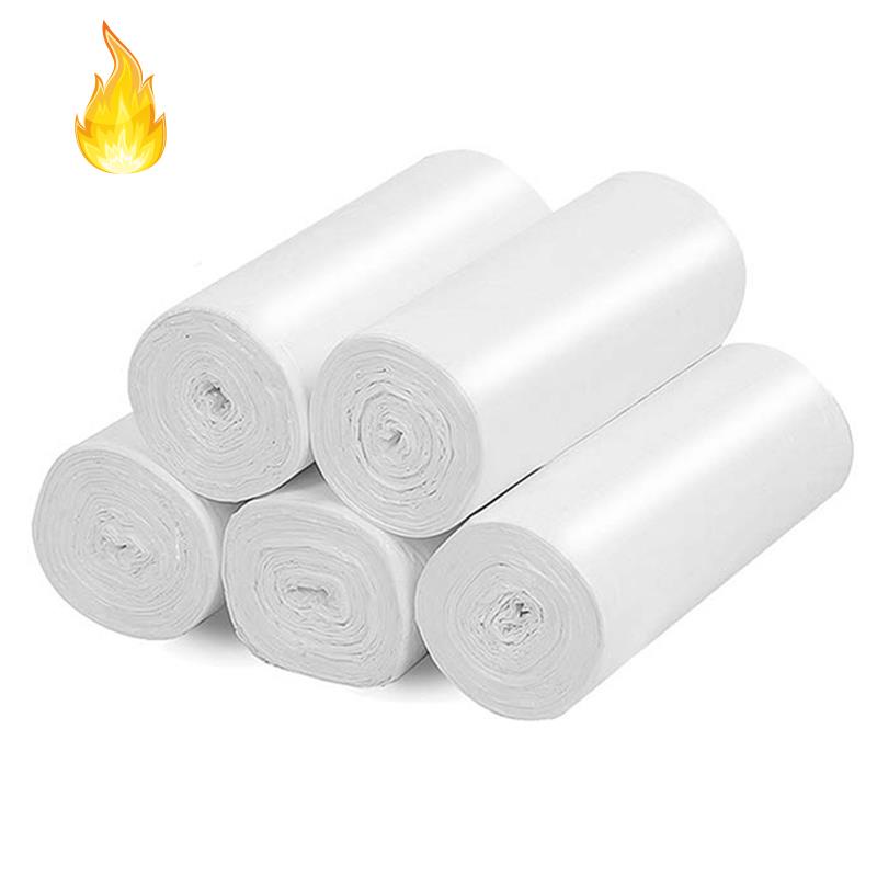 Set 100 túi đựng rác màu trắng có thể phân hủy được (20-30 L)