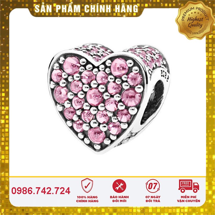 [Hàng cao cấp] Charm Bạc S925 ALE Cao Cấp - Charm bạc Trái Tim - Mã sản phẩm CHARMBAC_DNJ00011