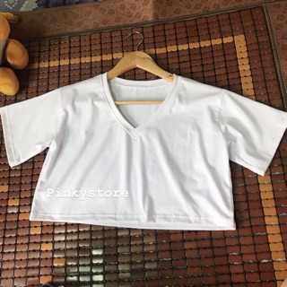 (Sale số lượng cuối) Áo croptop cổ tim (Có ảnh thật)