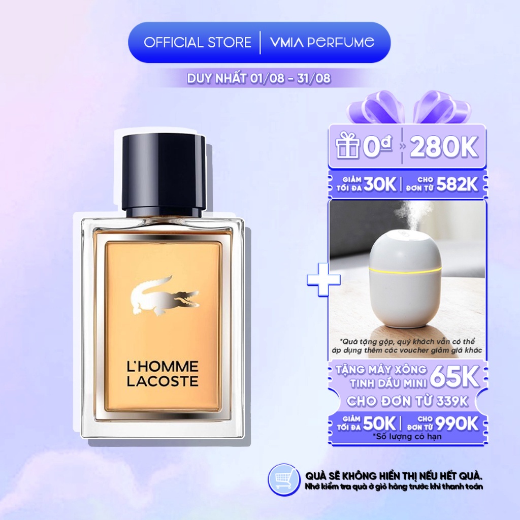 Nước Hoa Nam Lacoste L'Homme EDT mẫu thử 2ml 5ml 10ml