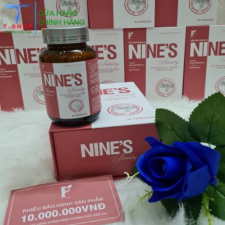 Viên Uống Nines Beauty Trắng Da, Mờ Nám, Giảm Nếp Nhăn Chính Hãng (Hộp 30 Viên) | BigBuy360 - bigbuy360.vn