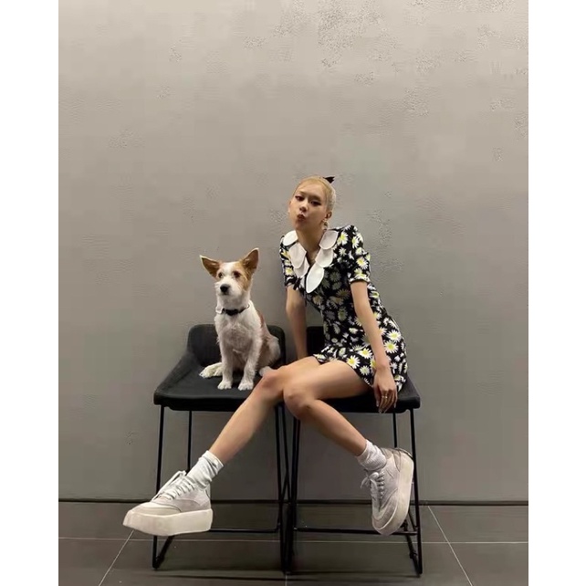 Giày Rose Blackpink Đế 5cm Phong Cách Hàn Quốc G05