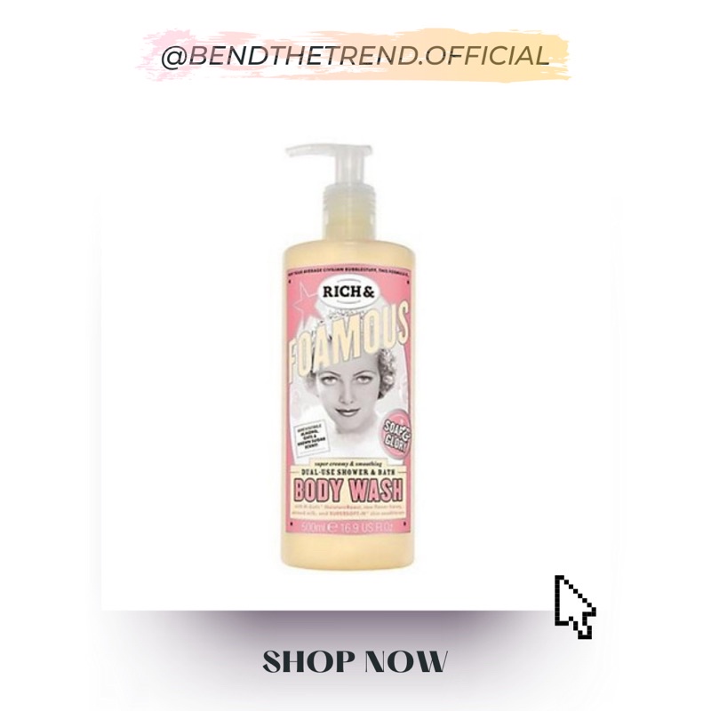 [AUTH-ĐỦ BILL] SỮA TẮM SOAP & GLORY RICH AND FOAMOUS BODY WASH