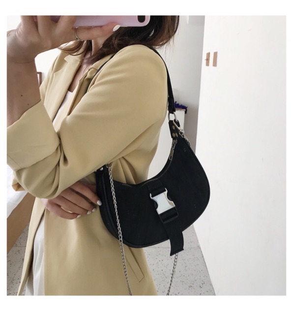 CÓ SẴN - Túi Bán Nguyệt khóa Cao Cấp (2)