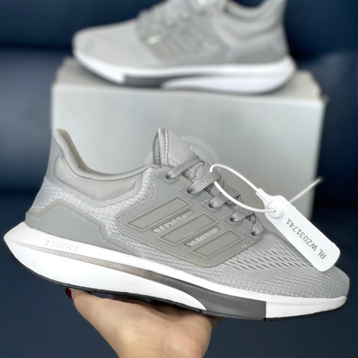 Giày thể thao adiads EQ 21 xám , giày adidas xám cao cấp nam nữ size 36_43