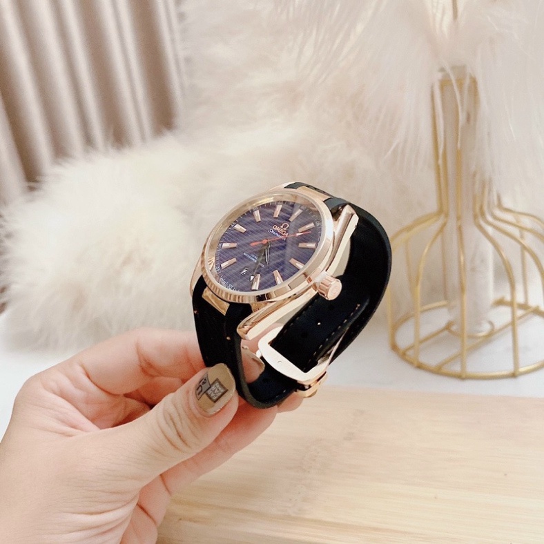 Đồng Hồ Nam Đeo Tay, Đồng Hồ Thời Trang Omega cao cấp dây cao su chống nước viền thép không gỉ Siêu Hót | BigBuy360 - bigbuy360.vn