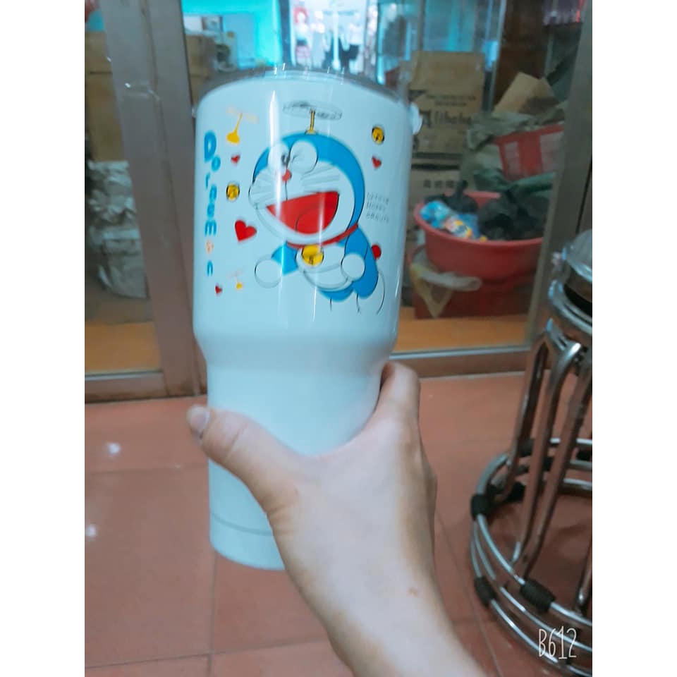 Ly giữ nhiệt inox 900ml tặng kèm túi 2 ống hút ,1 thanh cọ rửa | BigBuy360 - bigbuy360.vn