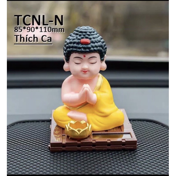 Tượng Phật Thích Ca năng lượng mặt trời - May Mắn - Bình An - Tịnh Tâm