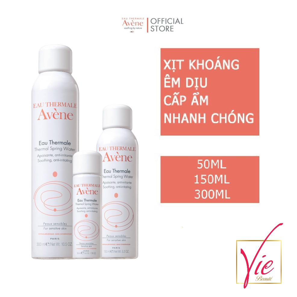 Xịt Khoáng - Xịt Khoáng Avene Cấp Ẩm - Avene Thermal Spring Water 300ml - 150ml - 50ml