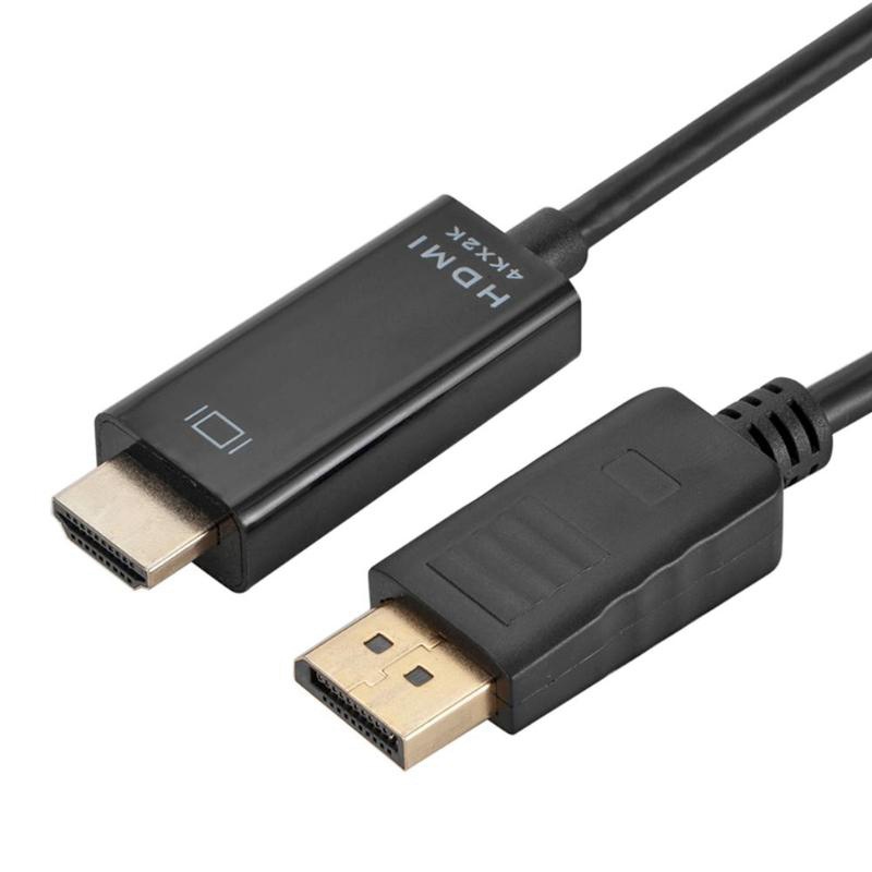 DP TO HDMI Adapter Cable DP to HDMI Cable Extension Cable 1.8 M 4Kx2K Notebook Converter HD Cable