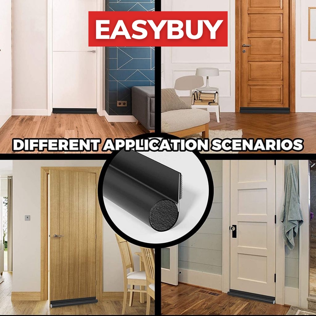 Nẹp Mút Xốp 99cm Dán Chặn Đáy Khe Cửa Ngăn Gió Mùa, Cách Nhiệt, Cách Âm, Ngăn Côn Trùng Bụi Bẩn