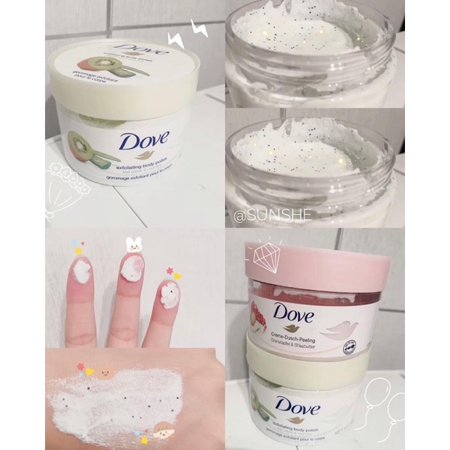 Tẩy da chết Dove Exfoliating Body Polish 50g