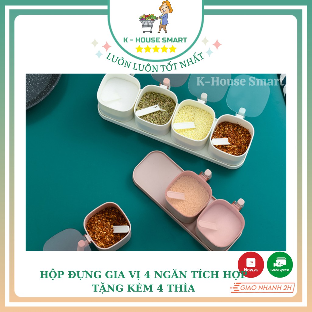 Hộp đựng gia vị nhà bếp đẹp sang trọng, hũ đựng gia vị phong cách Nhật Bản