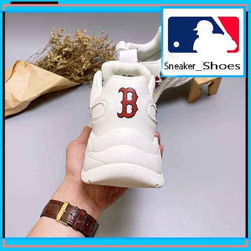 Giày_MLB Boston, Giày Sneaker Boston Da Bò Cao Cấp Đế Cao Tăng Chiều Cao Full Box Bill | BigBuy360 - bigbuy360.vn