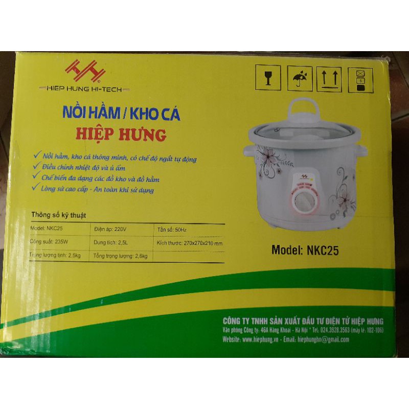 NỒI  HẦM  VÀ  KHO  CÁ  2L5