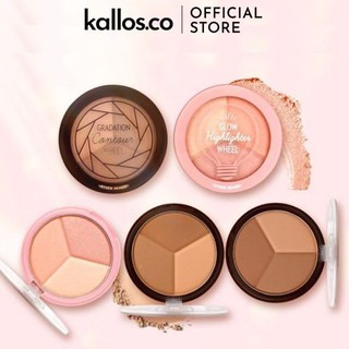Phấn Bắt Sáng Etude House Glow Highlighter Wheel, Tạo Khối Etude House Gradation Contour Wheel - Kallos Vietnam