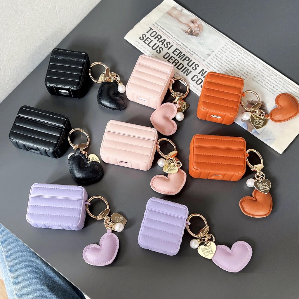 Vỏ Bảo Vệ Hộp Sạc Tai Nghe AirPods 1/2/Pro 3 2021 Bằng Silicon Mềm Hình Vuông Màu Kẹo 4 Màu Phong Cách Đơn Giản