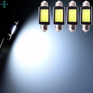 Bộ 2 đèn LED Xenon Blanco Coche COB 6418 41mm điện 12V  C5W 4W dành cho ô tô