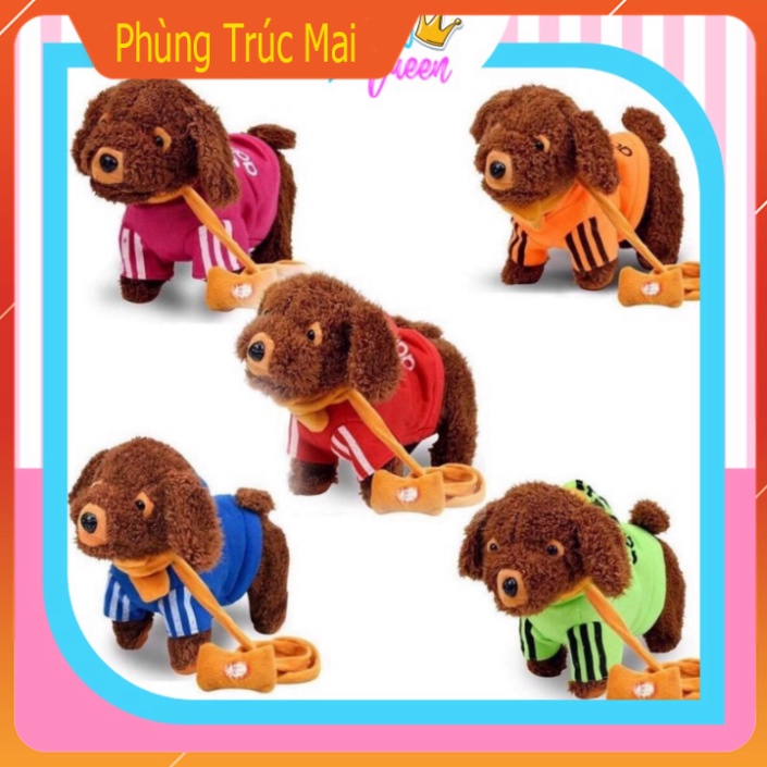 Chó bông biết đi, biết hát, biết lắc mông - chó đồ chơi Cute cho bé yêu nhà bạn - LANA QUEEN