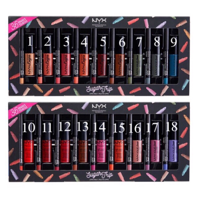 Tách set son Sugar Trip Lippie Vault của NYX