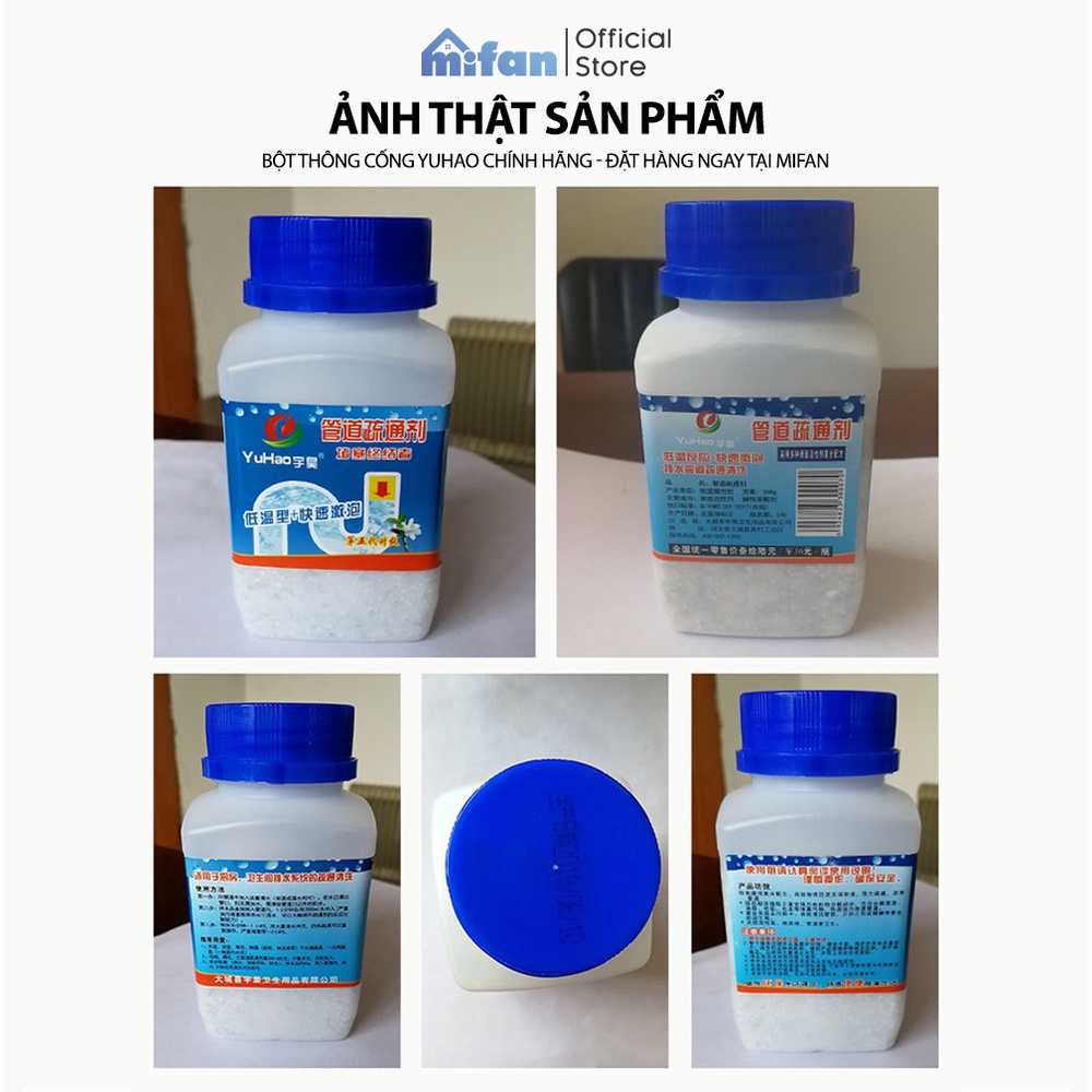 Bột Thông Tắc Cống YUHAO Bột Thông Tắc Thần Thánh Cực Mạnh HÀNG CHÍNH HÃNG