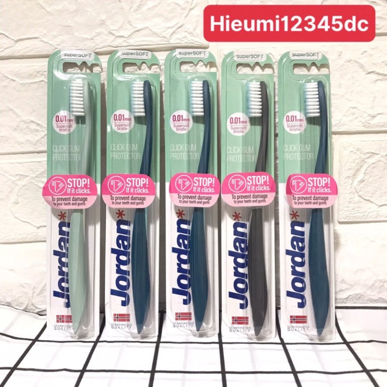 [Mua 1 tặng 1] Bàn chải đánh răng Jordan Click Gum Protector