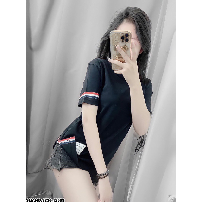 🌟 Áo thun cổ tròn Thom đơn giản mặc nam nữ, đơn đôi nhóm, hàng siêu cấp, chất đẹp, ảnh thật