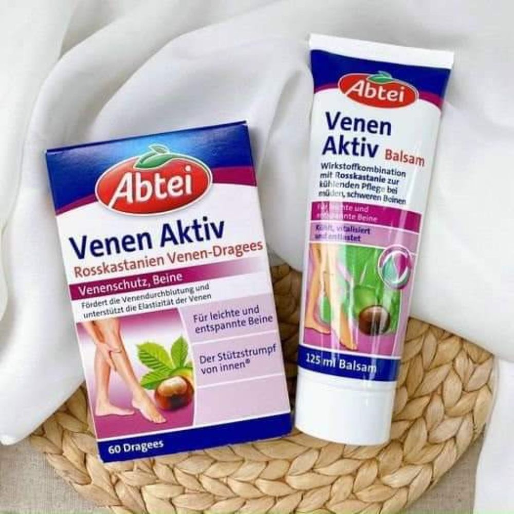 Kem bôi giãn tĩnh mạch Abtei Venen Aktiv 125ml Nhập khẩu Đức - Shop Lavenic