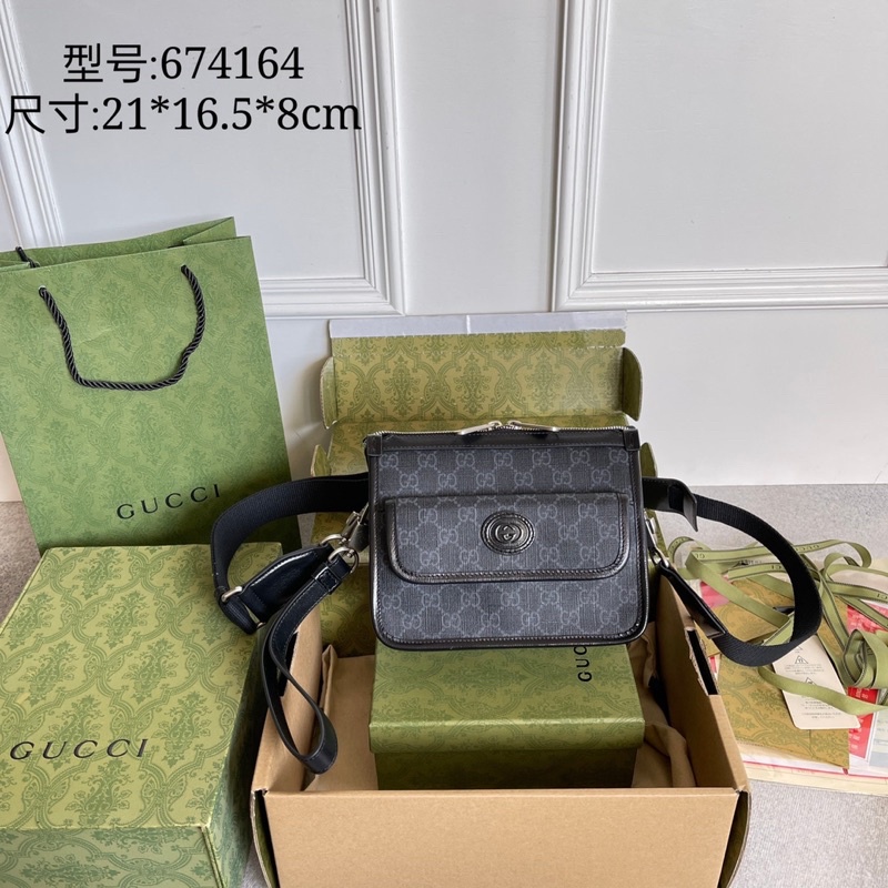 Túi đeo chéo nam Gucci GC da thật cao cấp hàng vip 1-1
