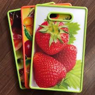 Thớt nhựa 2 mặt hình hoa quả CHỐNG XƯỚC