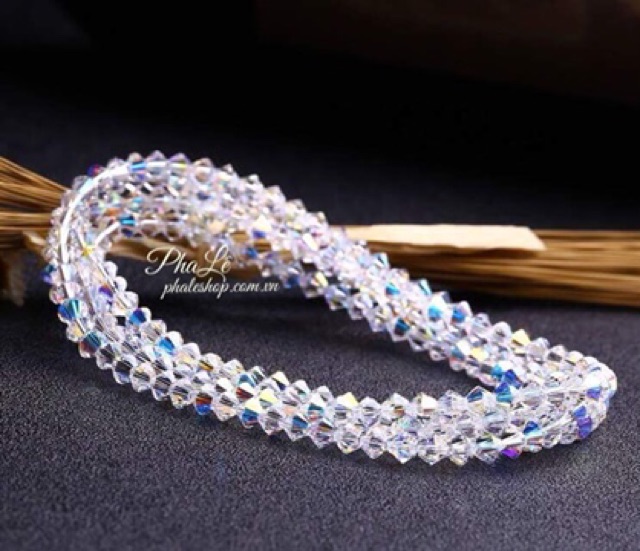 Vòng Tay Pha Lê 5 Vòng Xinh Xắn Được Thiết Kế Từ Pha Lê Swarovski