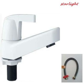 Vòi chậu rửa mặt tay gạt watertec nhập khẩu malaysia- tặng thêm 1 dây dẫn nước -star