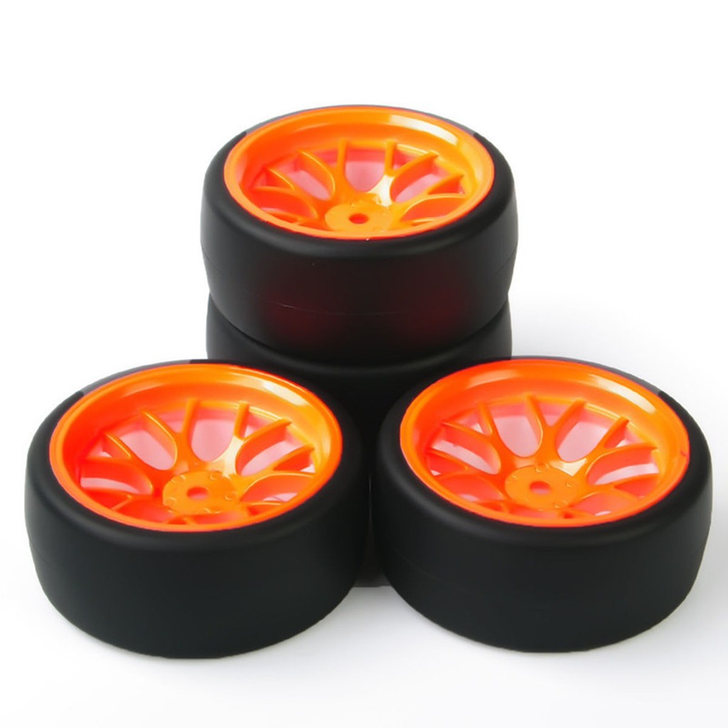 Bộ 4 Bánh Xe Đồ Chơi 12Mm Tỉ Lệ 1 / 10 Cho Hsp Hpi Rc