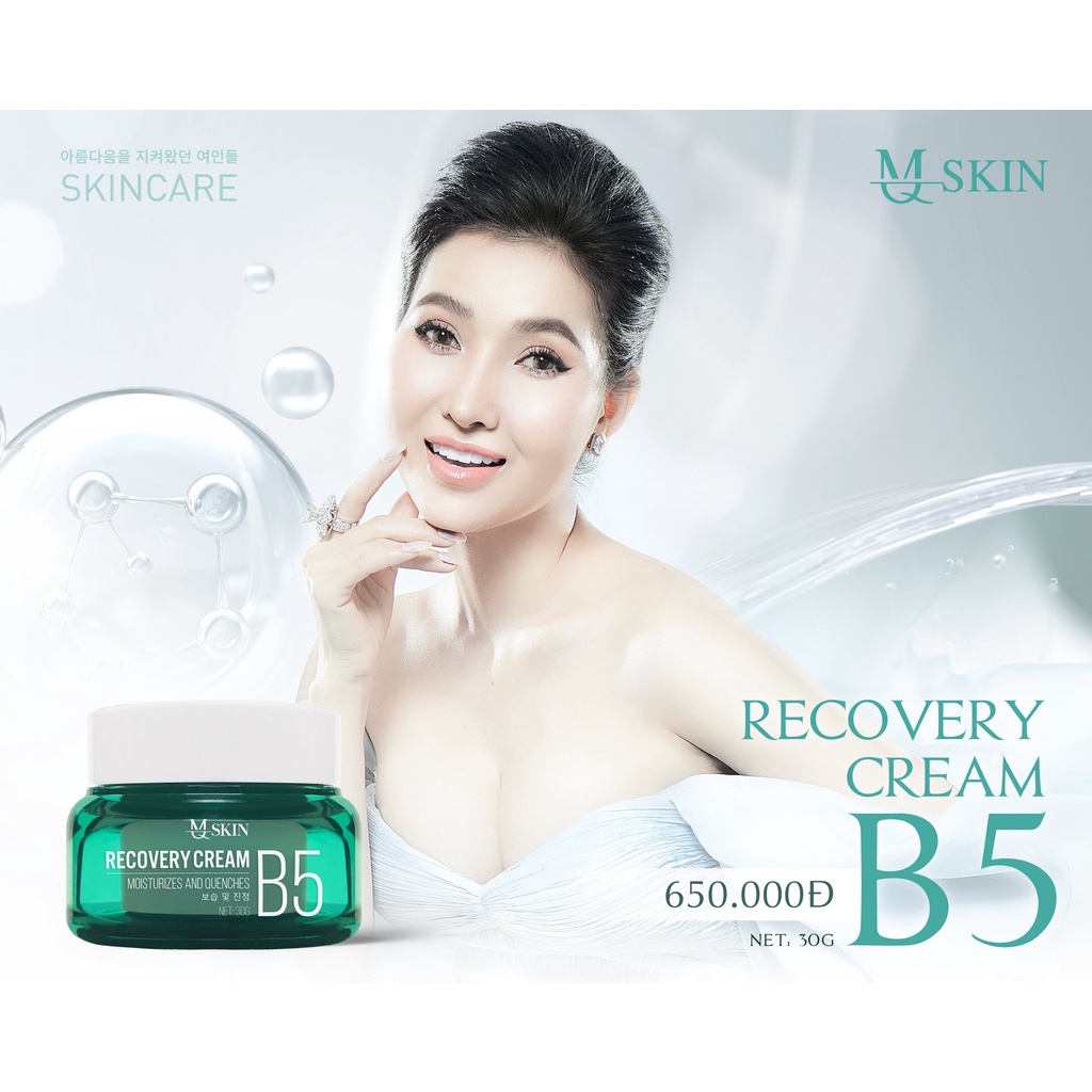 MQ SKIN Kem dưỡng ẩm phục hồi da B5 30g - MQ Skin Recovery B5