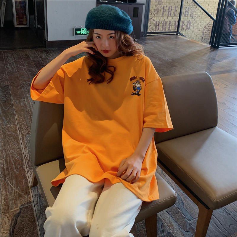 Áo Thun tay lỡ Unisex in Hổ