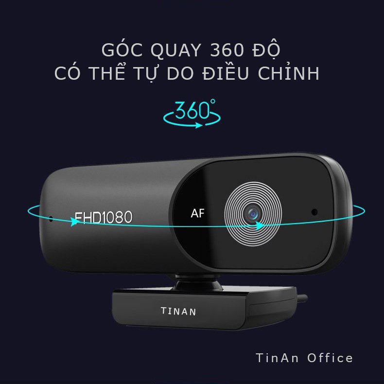 [ 1080P/2K/4K, Micro ] Webcam USB 2K Kèm Micro Phù Hợp Khi Phát Trực Tiếp, Dạy Học Trực Tuyến Hoặc Hội Nghị