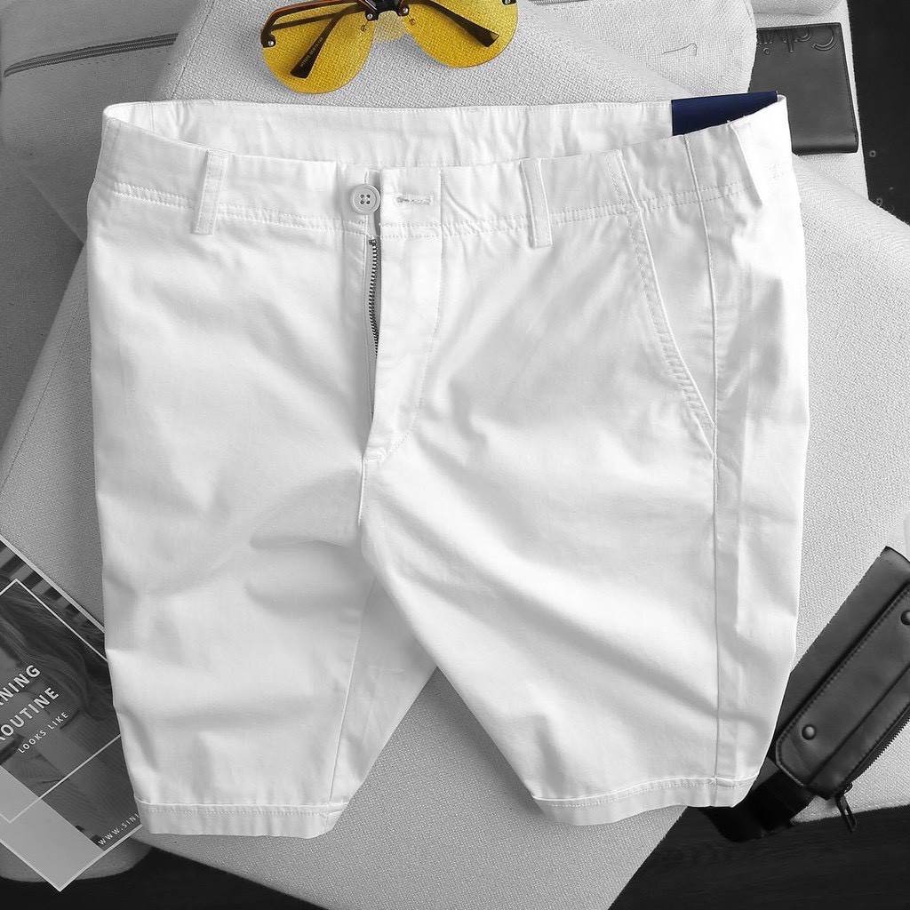 Quần short kaki đôi nam nữ đi biển cao cấp vải kaki form thời trang dạo phố hè - ALIBU