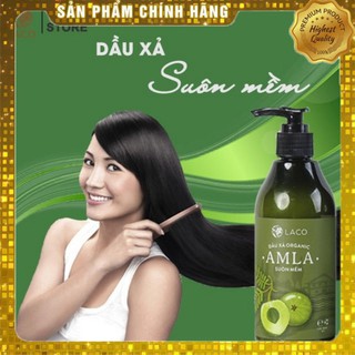 Dầu Xả Siêu Mềm Mượt, Ngăn Rụng Tóc Và Kích Thích Mọc Tóc Laco Organic Amla 300ml - Laco shop