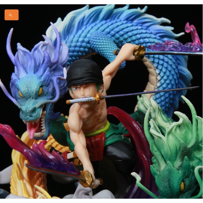 Mô hình Zoro rồng 3 đầu One piece vua hải tặc 18cm