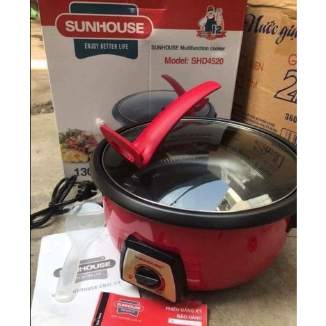 Lẩu điện SUNHOUSE SHD4520 - Hàng Chính Hãng Sunhouse Bảo hành 12 tháng