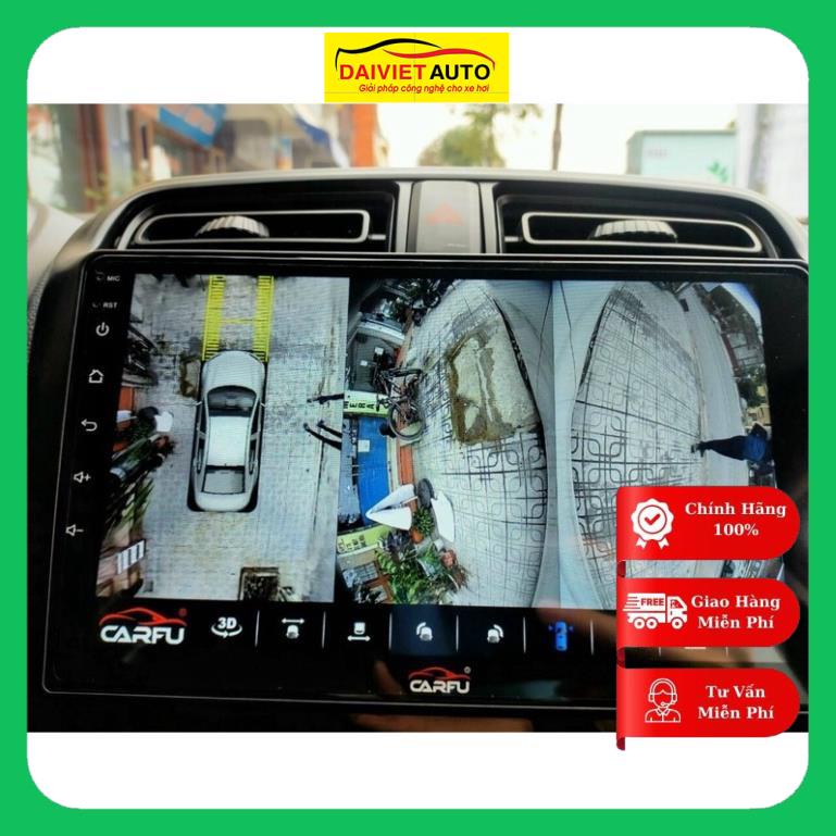 Bộ Màn Android liền cam 360 CarFu G200S ram 3/32/8 nhân chính hãng | Đại Việt Auto