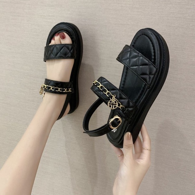 Sandal nữ,sandal học sinh 2 quai Zuashi nữ tính