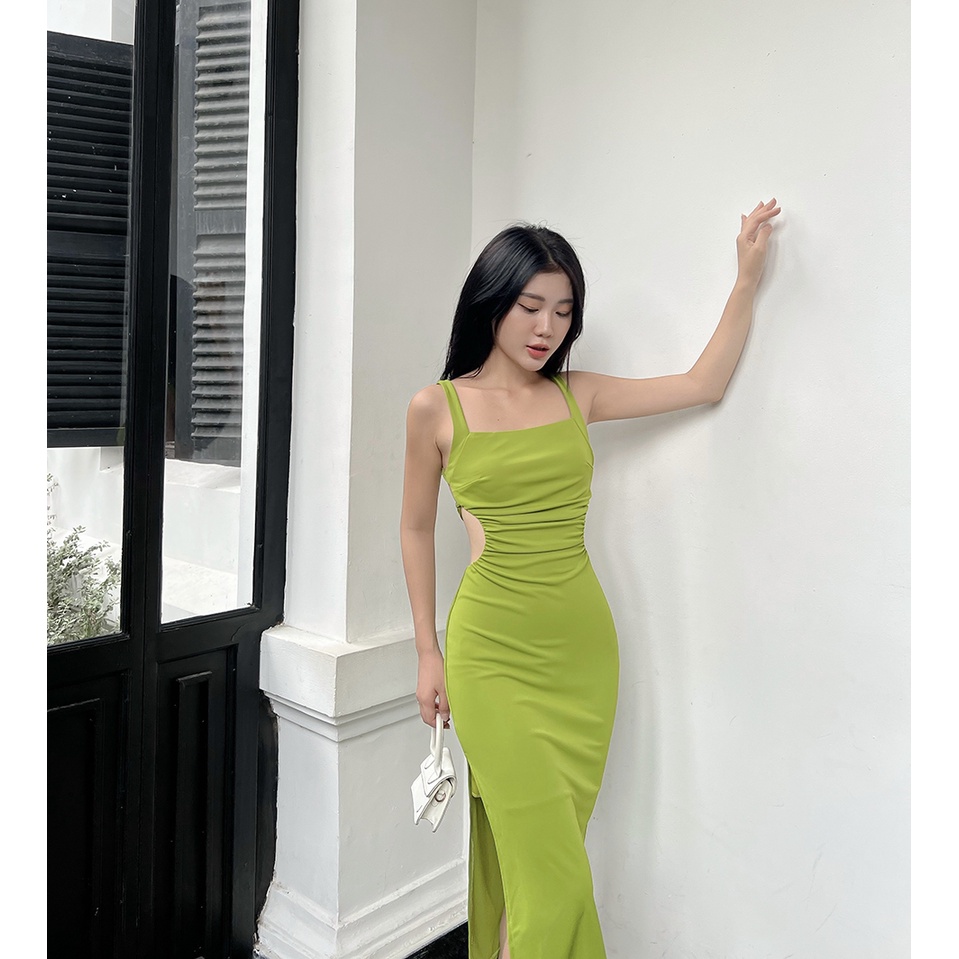 BBSTORE'S Đầm Body Hai Dây  Hở Lưng Cực Xinh Thích Hợp Đi Tiệc Dạo Phố  - D1004