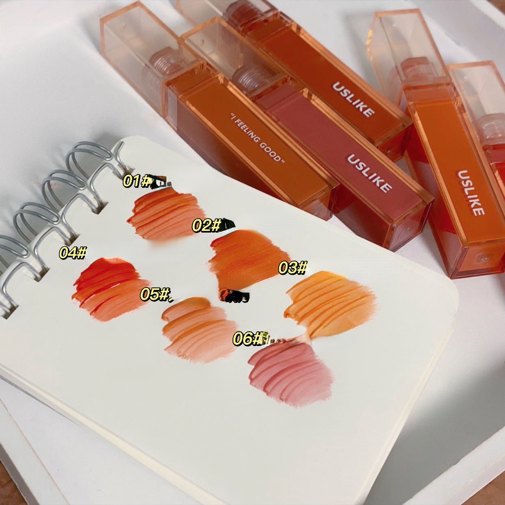 Son Bóng Dưỡng Ẩm Màu Nude Cam Hồng Tạo Hiệu Ứng Gương