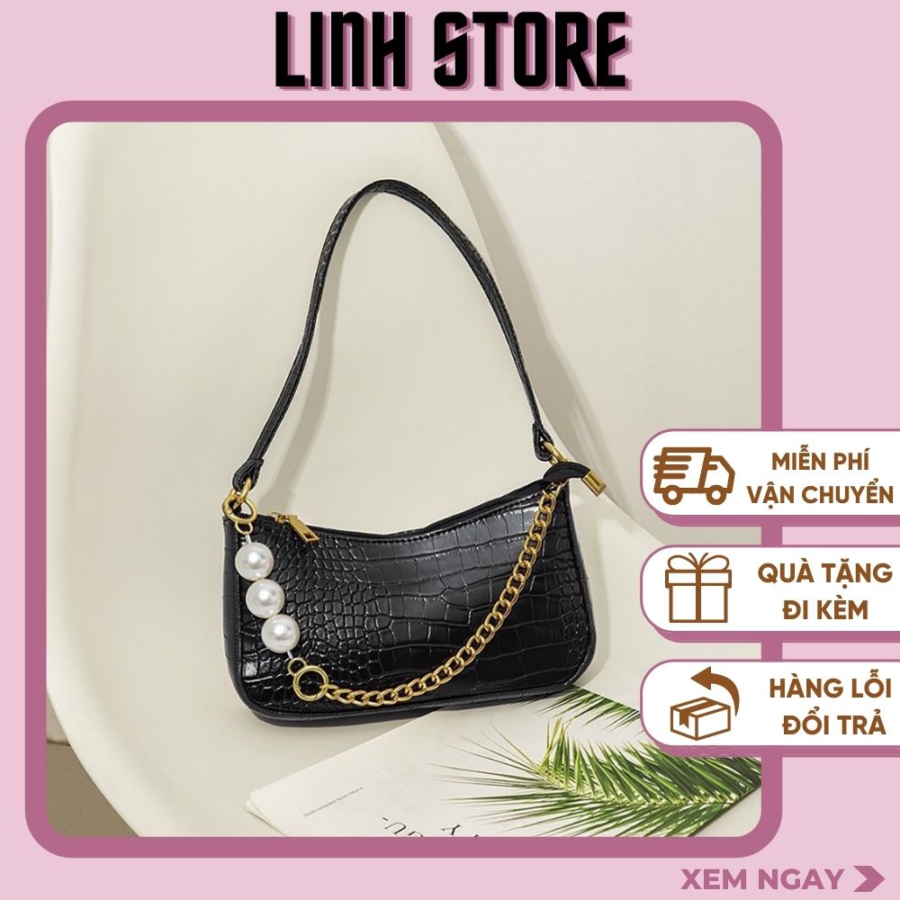 Túi Kẹp Nách Nữ Linh Store Túi Đeo Chéo Cao Cấp Đeo Chéo Thời Trang Hàn Quốc - LS9