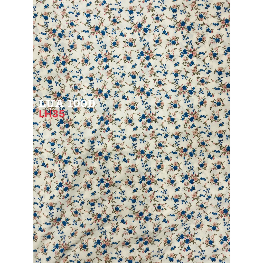 VẢI LỤA 100D HOA NHÍ - DÒNG VẢI THÔNG DỤNG - 1 MÉT X 1M5