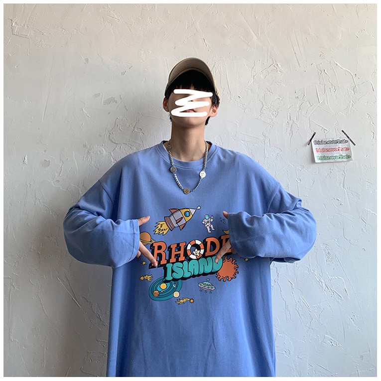 Có hình thật| Áo Thun Tay Dài Unisex Nam - TD26 OHALE - Màu Oliu Cực Chất, Form Rộng Oversize <75kg, Chất Cotton Dày Mềm