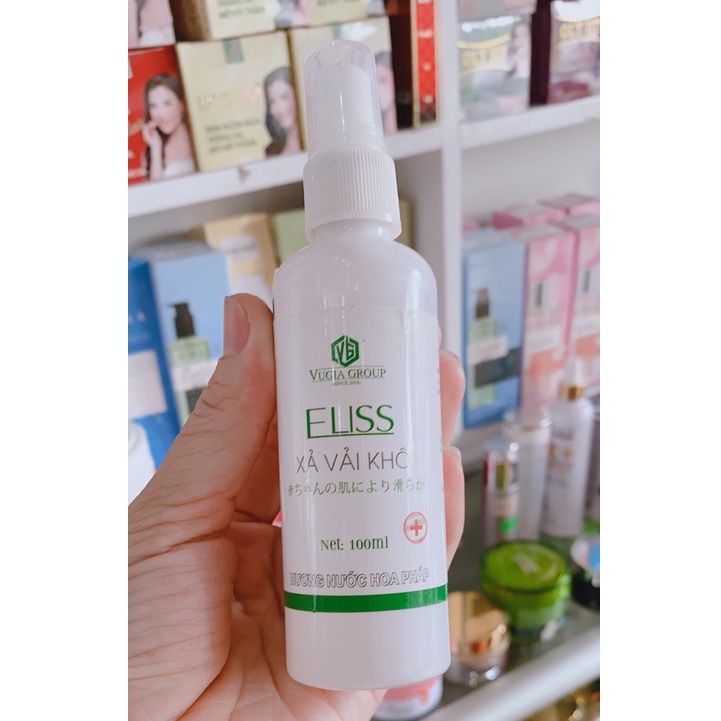 XỊT XẢ VẢI KHÔ ELISS THƠM MÙI DOWNY,COMFORT 100ML