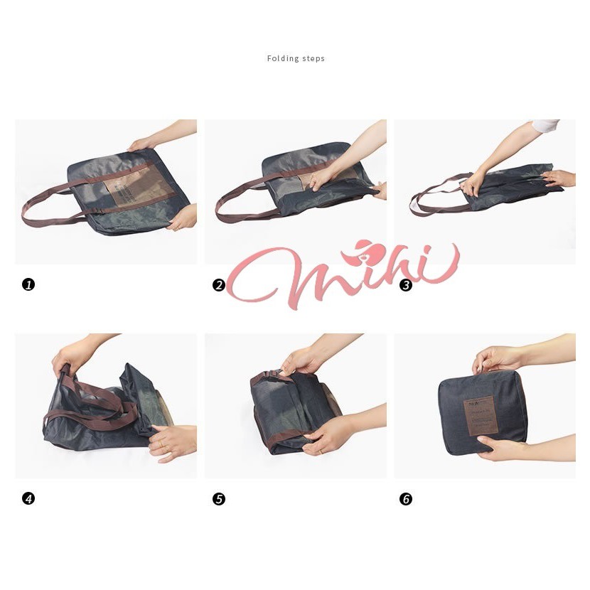 Túi vải du lịch Thông Minh Gấp Gọn Kiểu Dáng Hiện Đại - Chống Thấm