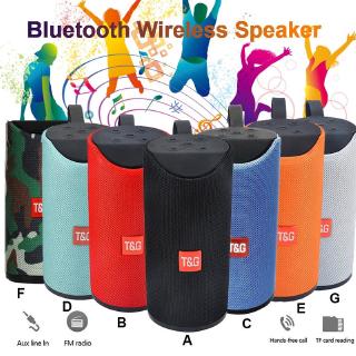 TG113 10W Bluetooth Speaker Portable Outdoor 3D Stereo Wireless Loudspeaker Column FM TF Card